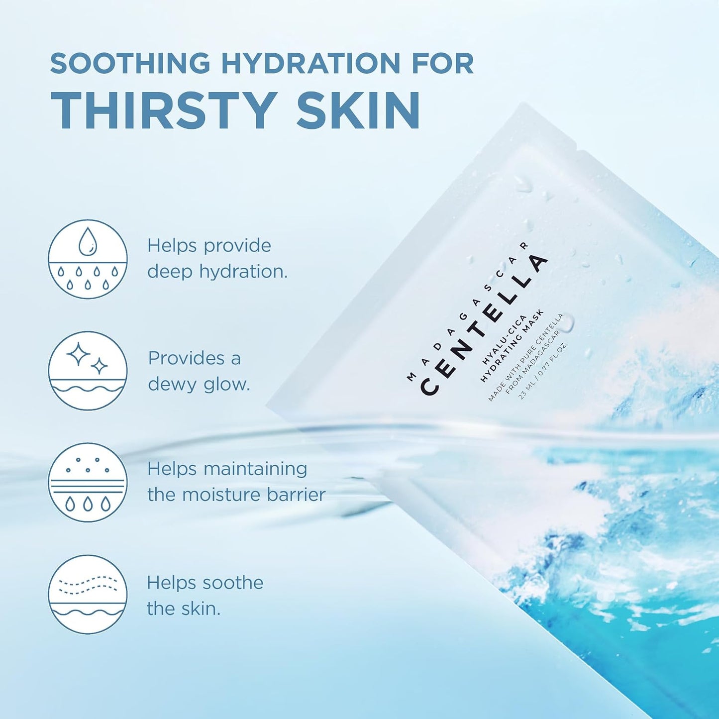 SKIN1004 Hyalu-Cica Hydrating Mask (1 mask)