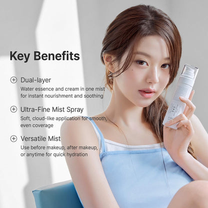 Dr.Althea 345 Relief Cream Mist | Hydrating Facial Mist with Rice Extract | Soothing Care for Sensitive Skin | Vegan Korean Skincare