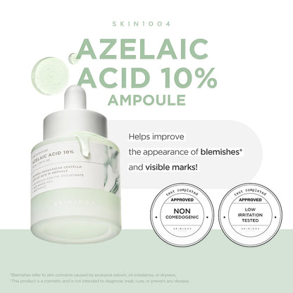SKIN1004 Azelaic Acid 10% Ampoule, Korean Facial Centella Serum