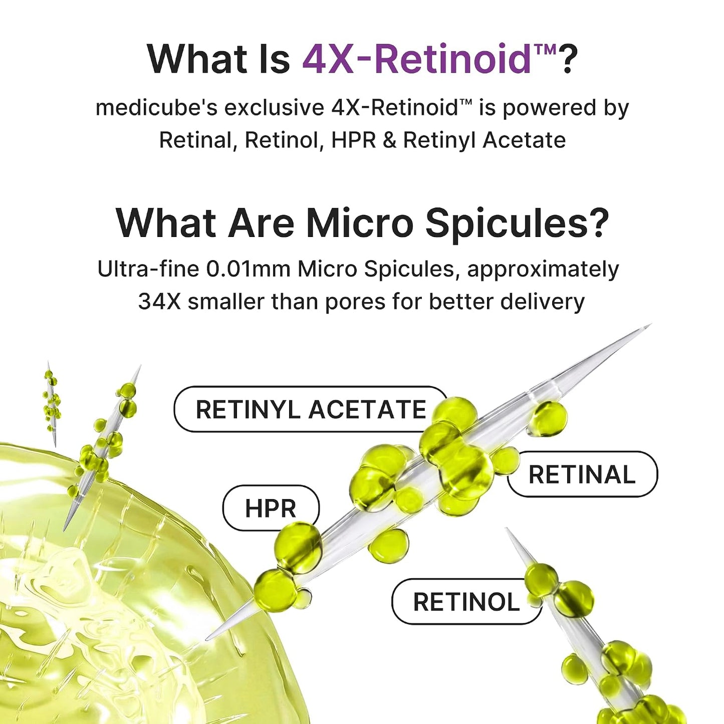 medicube Vita A Retinal Volume Booster Serum, with Volufiline, 4X-Retinoid