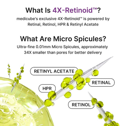 medicube Vita A Retinal Volume Booster Serum, with Volufiline, 4X-Retinoid