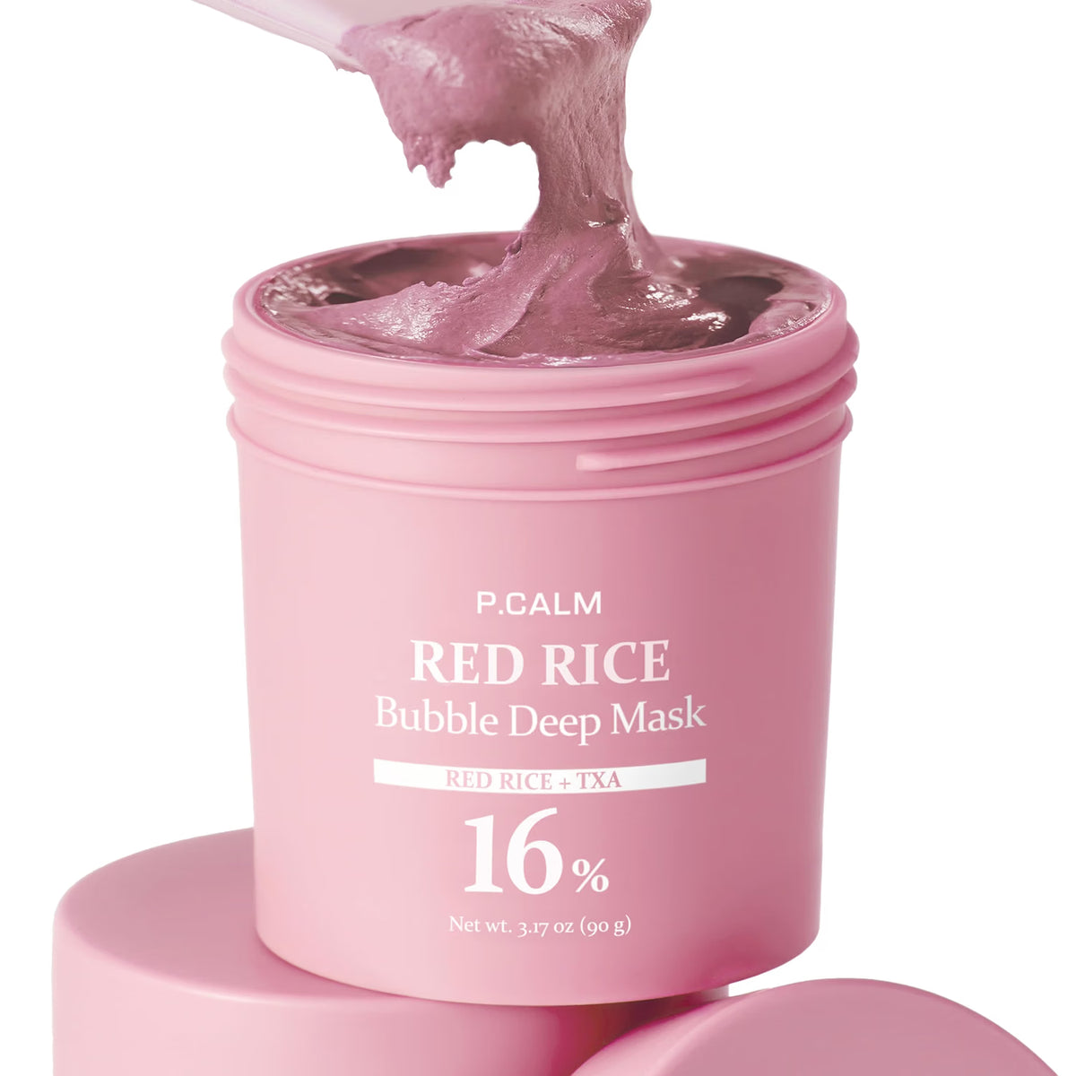 P.CALM Red Rice Bubble Deep Mask