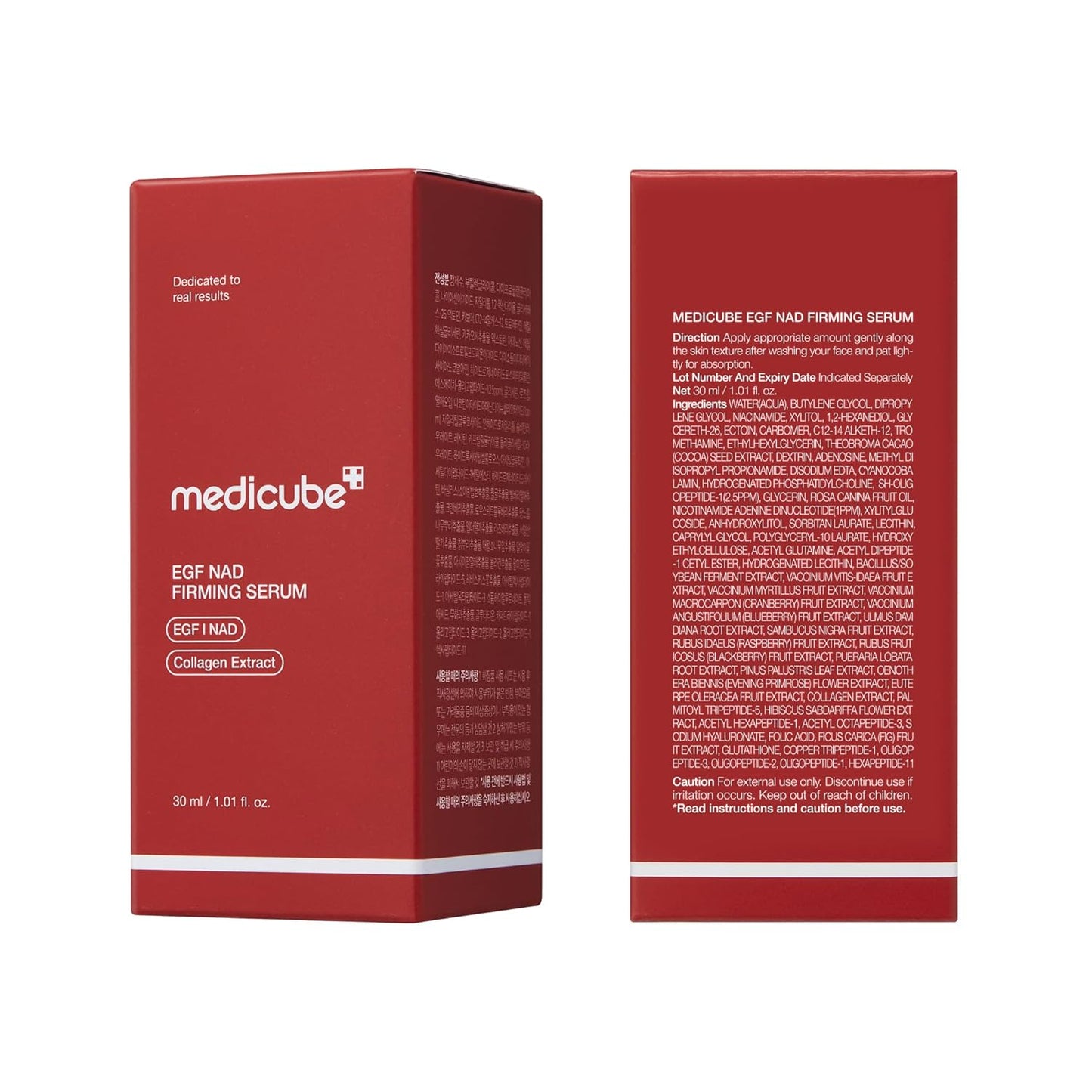 medicube NAD EGF Firming Serum for Face & Neck | Anti-Aging Serum with EGF Peptide, NAD+ & Collagen