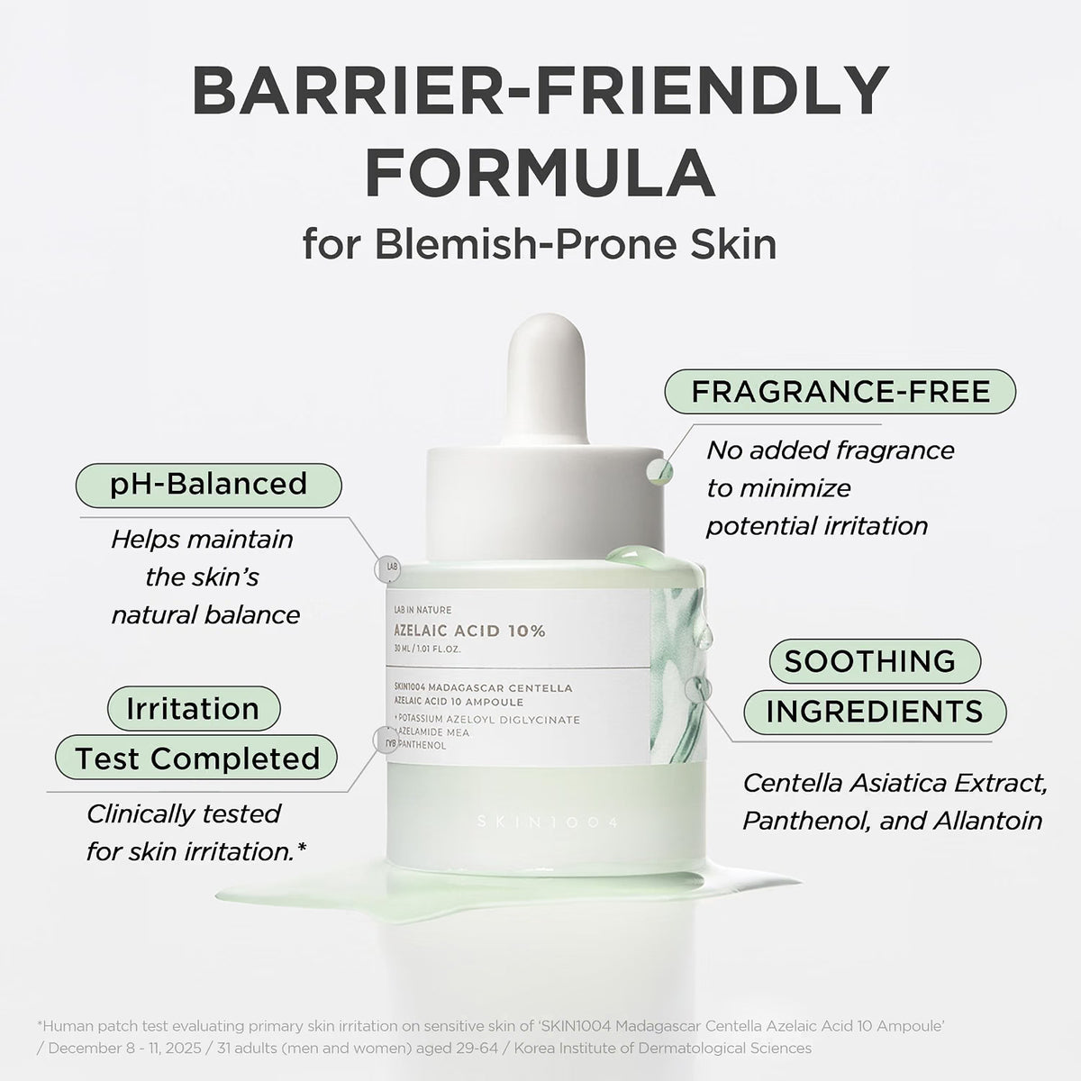 SKIN1004 Azelaic Acid 10% Ampoule, Korean Facial Centella Serum