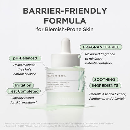SKIN1004 Azelaic Acid 10% Ampoule, Korean Facial Centella Serum