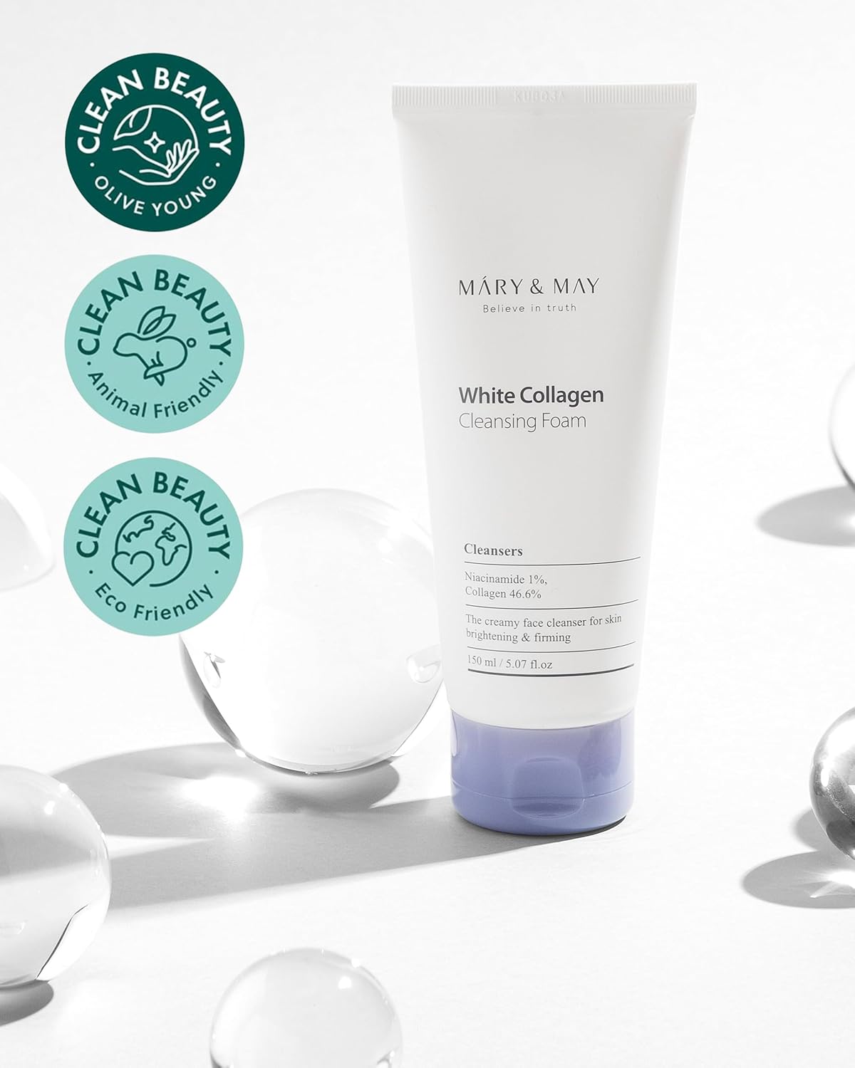 Mary&May White Collagen Cleansing Foam