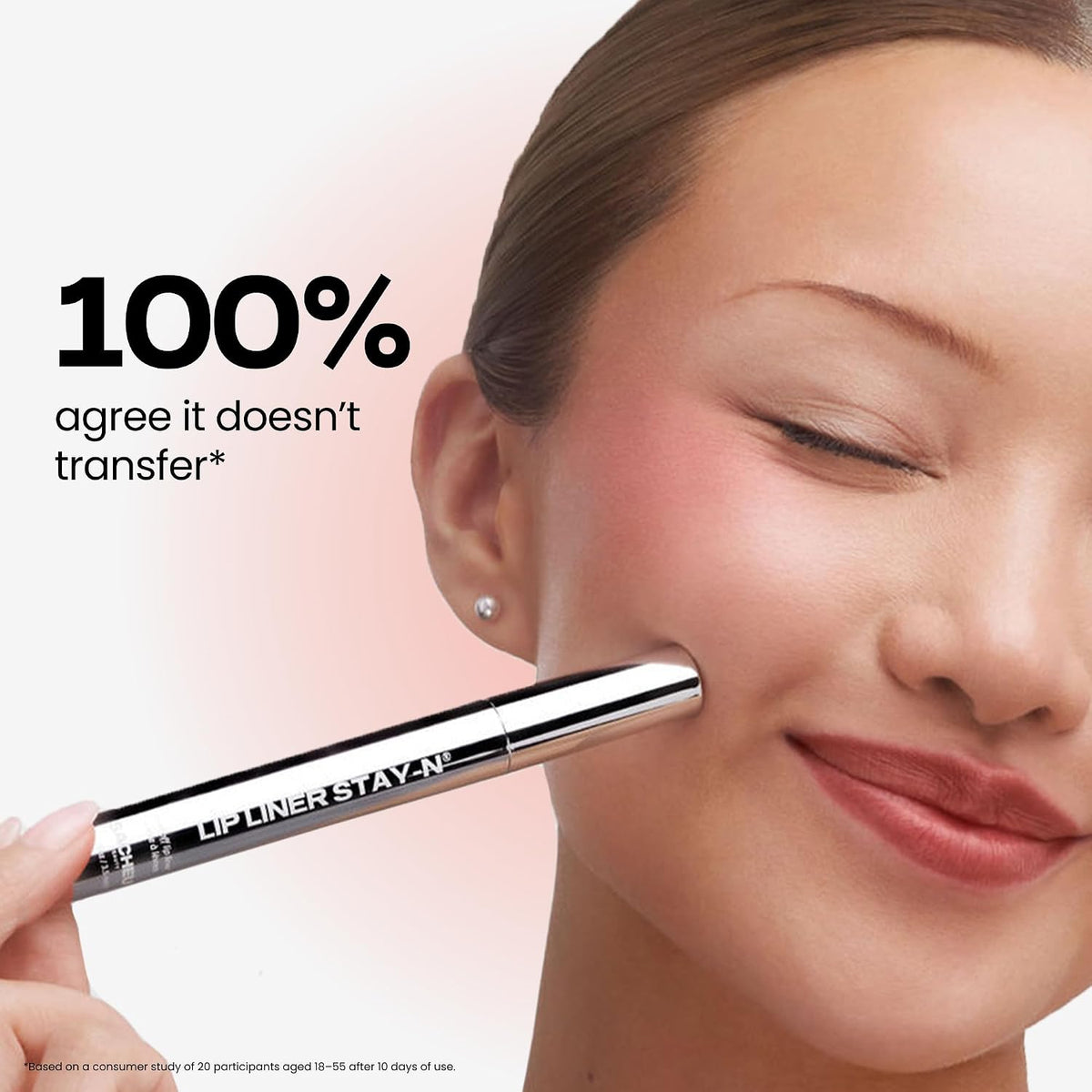 Sacheu Lip Liner STAY-N Peel Off Lip Stain, Longwear, COREal