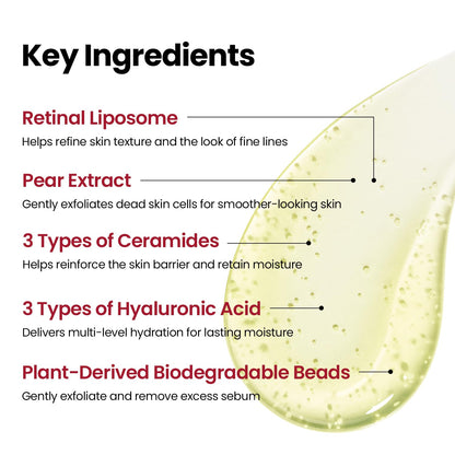 K-SECRET SEOUL1988 Retinal Gel Cleanser, Gentle Low pH Face Wash
