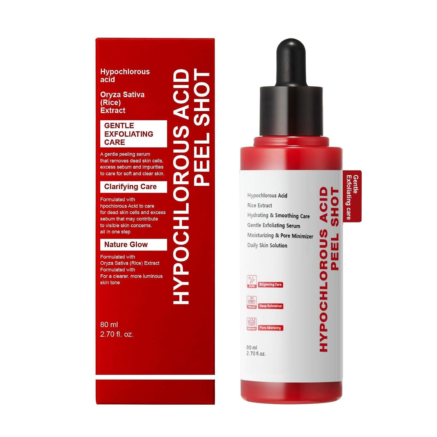 Medicube Gentle Exfoliating Serum with Hypochlorous Acid & Rice Extract - Daily Peel Solution for Smooth & Radiant Skin