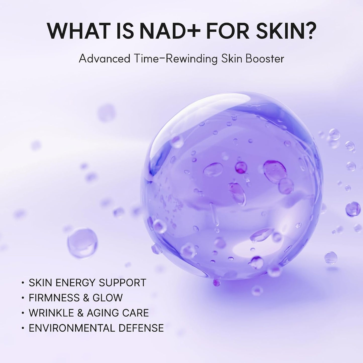 Arencia NAD+ Serum Booster Shot with 5% NAD+ Complex & Resveratrol, Hydration & Barrier Support