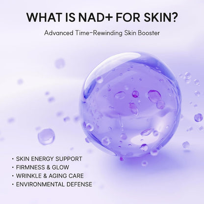 Arencia NAD+ Serum Booster Shot with 5% NAD+ Complex & Resveratrol, Hydration & Barrier Support