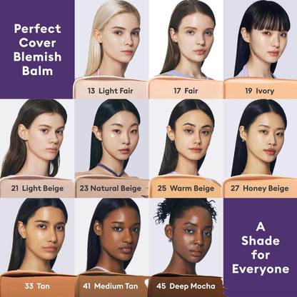MISSHA M Perfect Cover Serum BB Cream No.23 Natural Beige (mini) -Light/Medium with Cool/Neutral Undertone, Skin Tint, Tinted Moisturizer, Skin Care Foundation Makeup