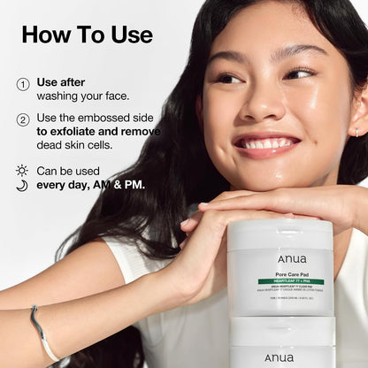 Anua Heartleaf 77 Toner Pads, Non-Comedogenic, 70 Pads