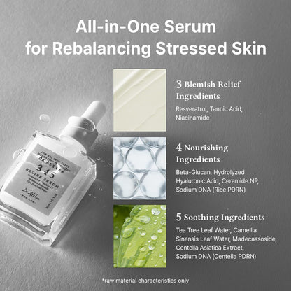 Dr.Althea 345 Relief Serum | Daily Hydrating Face Serum for Dry, Irritated Skin | Soothing Redness & Post-Acne Care, Non-comedogenic | Korean Vegan Skincare