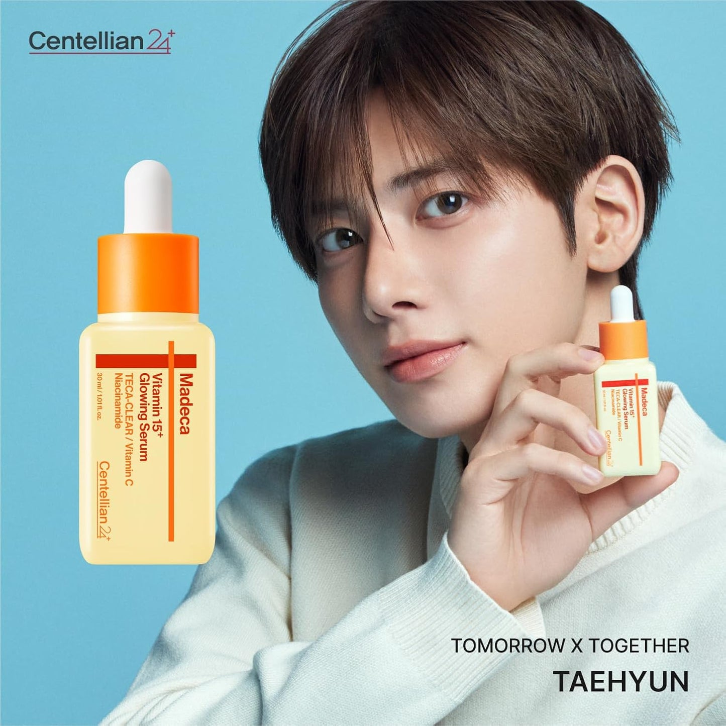 CENTELLIAN 24 Madeca Vitamin 15+ Glowing Serum – 15% Vitamin Radiance Serum Niacinamide, TECA & Vitamin C, Blemish Corrector, Uneven Tone & Melanin Care, Lightweight Korean Skin Care