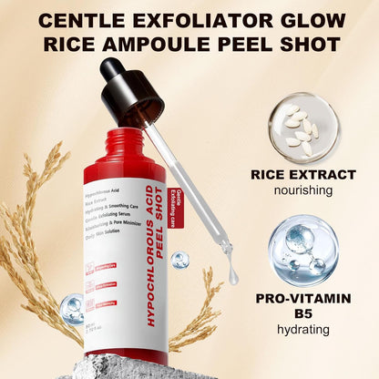 Medicube Gentle Exfoliating Serum with Hypochlorous Acid & Rice Extract - Daily Peel Solution for Smooth & Radiant Skin