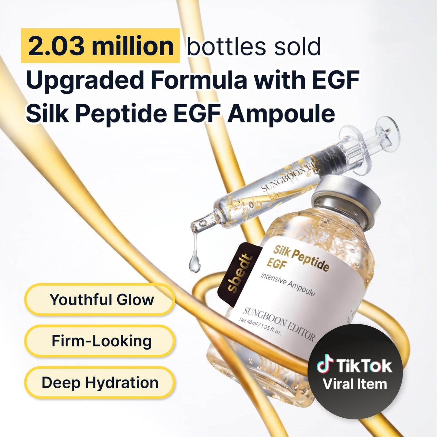 SUNGBOON EDITOR Intensive Deep Collagen Silk Peptide EGF Ampoule