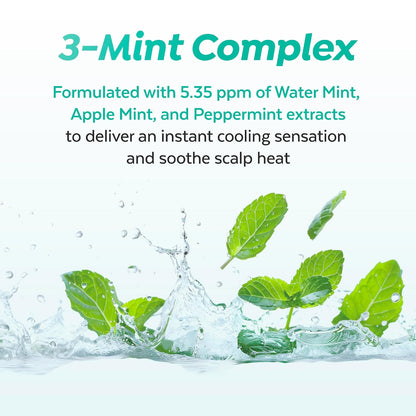 A’PIEU Mint Hair Vinegar Rinse for Cooling, Dandruff & Buildup Removal, Clarifying Scalp Care, Fresh Mint Scent, Detox & Refreshing Treatment, pH Balancing, Korean Hair Care