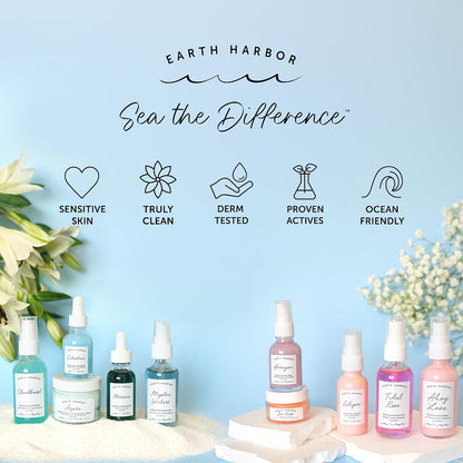 Earth Harbor Marina Biome Concentrate, Squalane & Blue Tansy Facial Serum