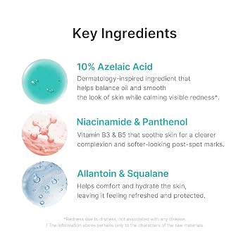 medicube Azelaic Acid 10 Soothing Serum Clarifying Serum - For Troubled & Oily-Prone Skin with B3 & B5, Korean Skincare, 1.01 fl oz
