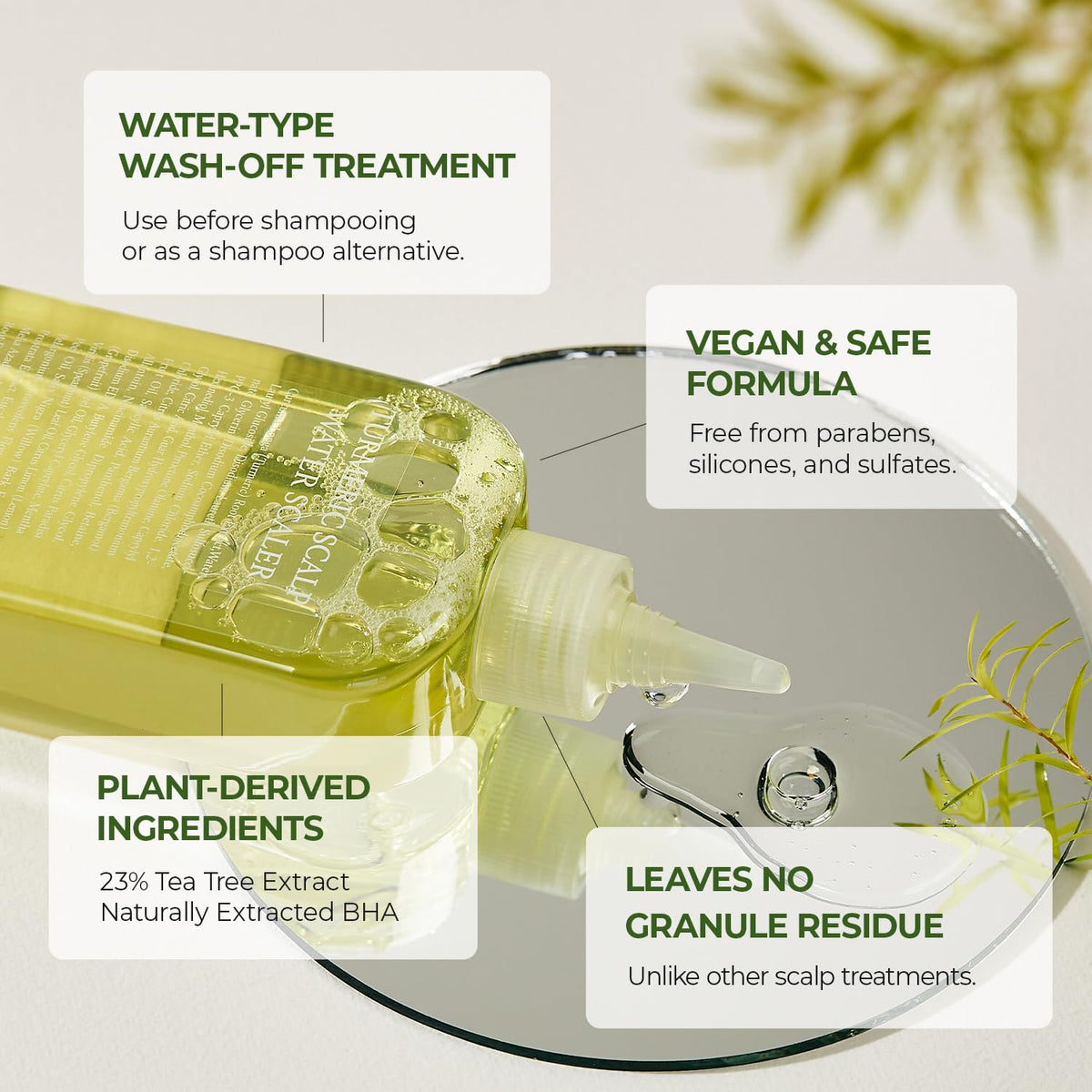 Tea Tree Scalp Treatment, Purifies and Exfoliates Oily Scalp, Natural BHA & Tea Tree, Removes Odor & Buildup, Hypoallergenic Exfoliator