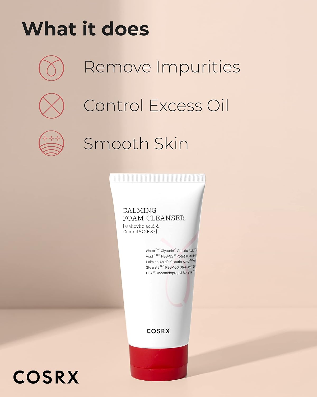 COSRX Acne Calming Foam Cleanser with Salicylic Acid