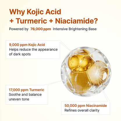 SUNGBOON EDITOR Glow Intensive Kojic Acid Ampoule, Turmeric & PHA