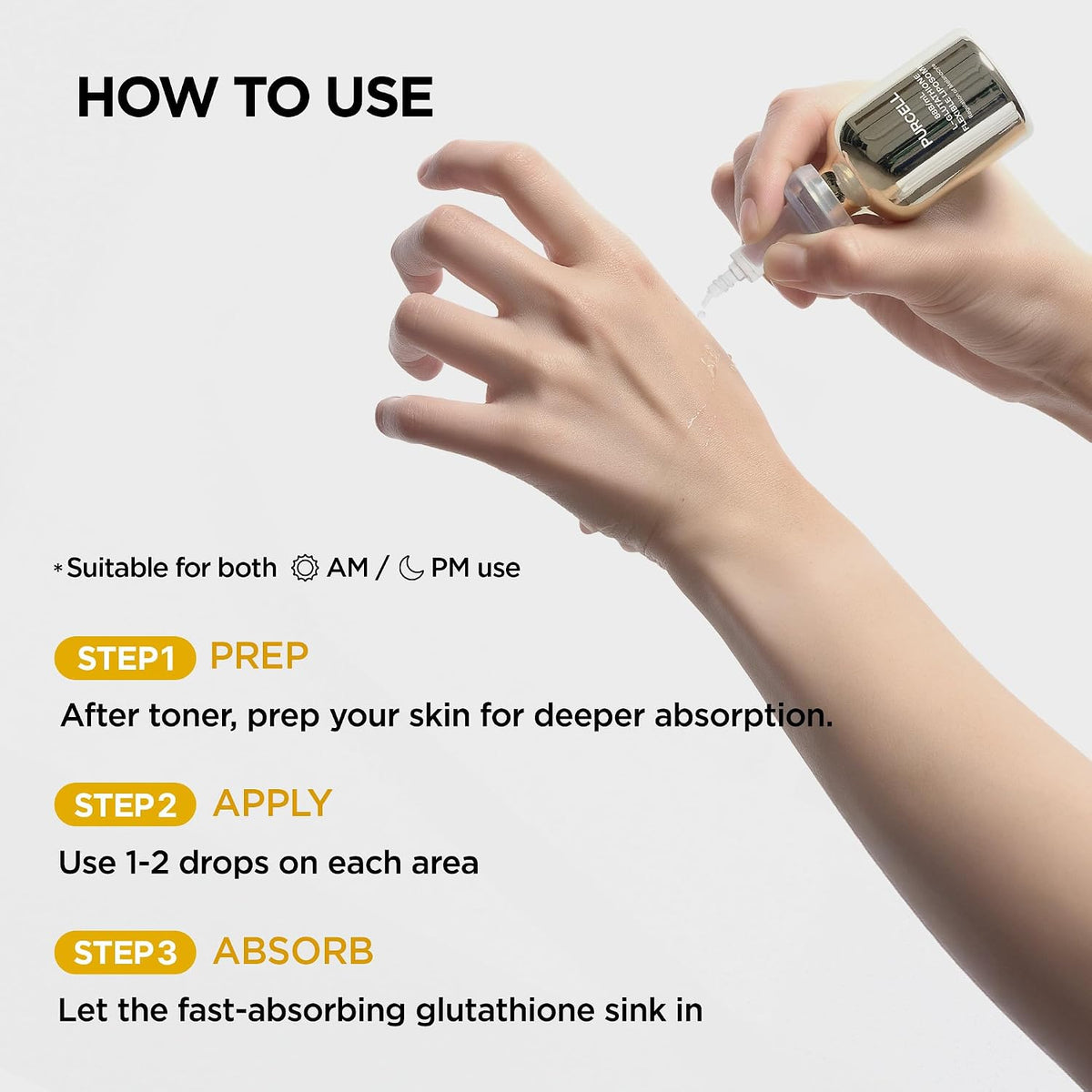 PURCELL 5% L-Glutathione Serum for Stubborn Discoloration