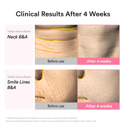 Abib PDRN Volume fill-it Booster Cream 2.5 tube | Facial Volume Plumping with PDRN 15,000ppm Peptides Retinal | For Forehead, Smile Lines & Neck Wrinkles | Anti-Aging Firming