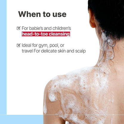 Illiyoon Ceramide Ato 6.0 Top to Toe Wash - Mild Cleanser for Baby body
