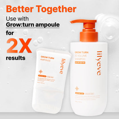lilyeve GROWTURN 3D Volume Shampoo, Biotin, Hair Growth