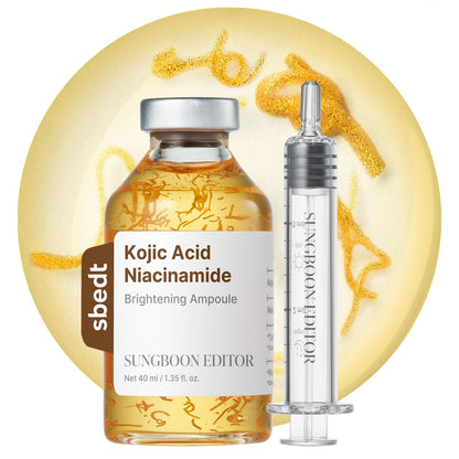 SUNGBOON EDITOR Glow Intensive Kojic Acid Ampoule, Turmeric & PHA
