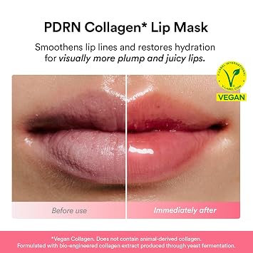 Abib PDRN Vegan Collagen Lip Mask Glazed Jelly 0.38 fl oz | Korean Lip Butter Balm Overnight Sleeping Mask Hydrating Care Moisturizer Treatment for Flakey, Dry Lips