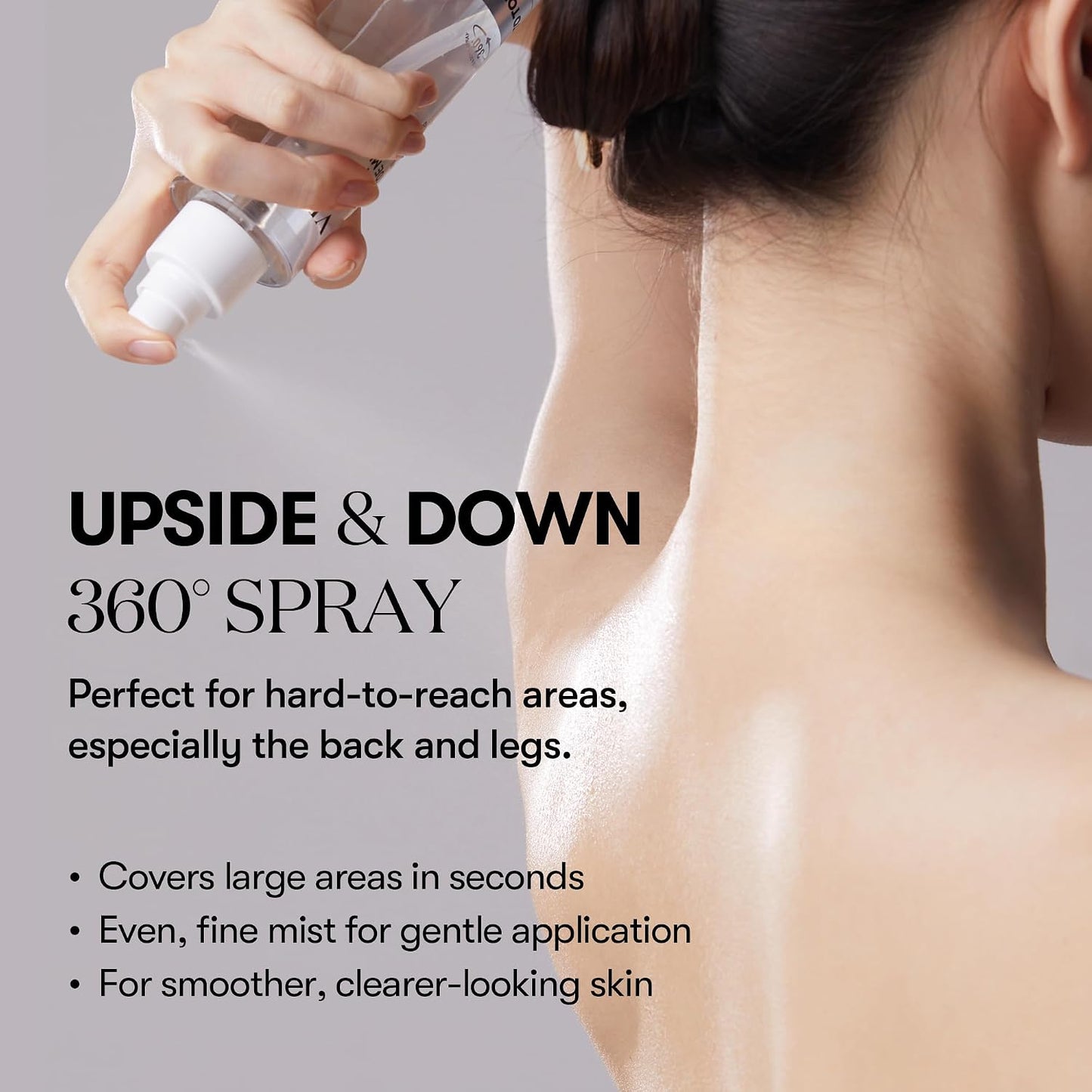 VT COSMETICS 7% Glycolic Acid Reedle Shot Head-to-Toe Mist with Niacinamide, Exfoliating Spray for Bumpy & Strawberry Skin, Dark Spots, Skin Texture, Keratosis Pilaris, Korean Skincare