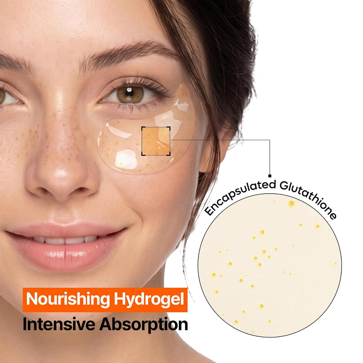 Dr.Melaxin TX Kojic Acid Retinal Eye Patch for Dark Circles and Puffiness, Radiance Capsule-Infused Anti-Aging Eye Mask for Wrinkles, K-Beauty Skincare