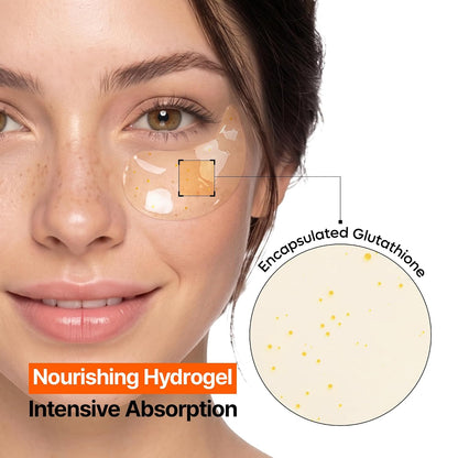 Dr.Melaxin TX Kojic Acid Retinal Eye Patch for Dark Circles and Puffiness, Radiance Capsule-Infused Anti-Aging Eye Mask for Wrinkles, K-Beauty Skincare