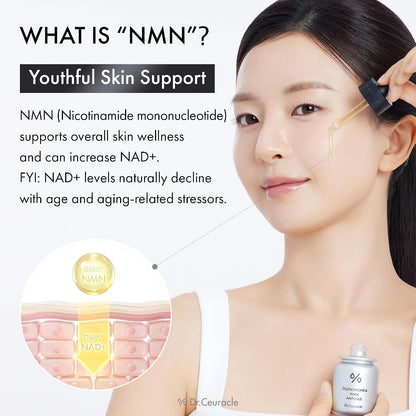 Dr.Ceuracle Glutathione & NMN Ampoule - Antioxidant Serum for Elevating Skin Vitality and Radiant Glowing Complexion