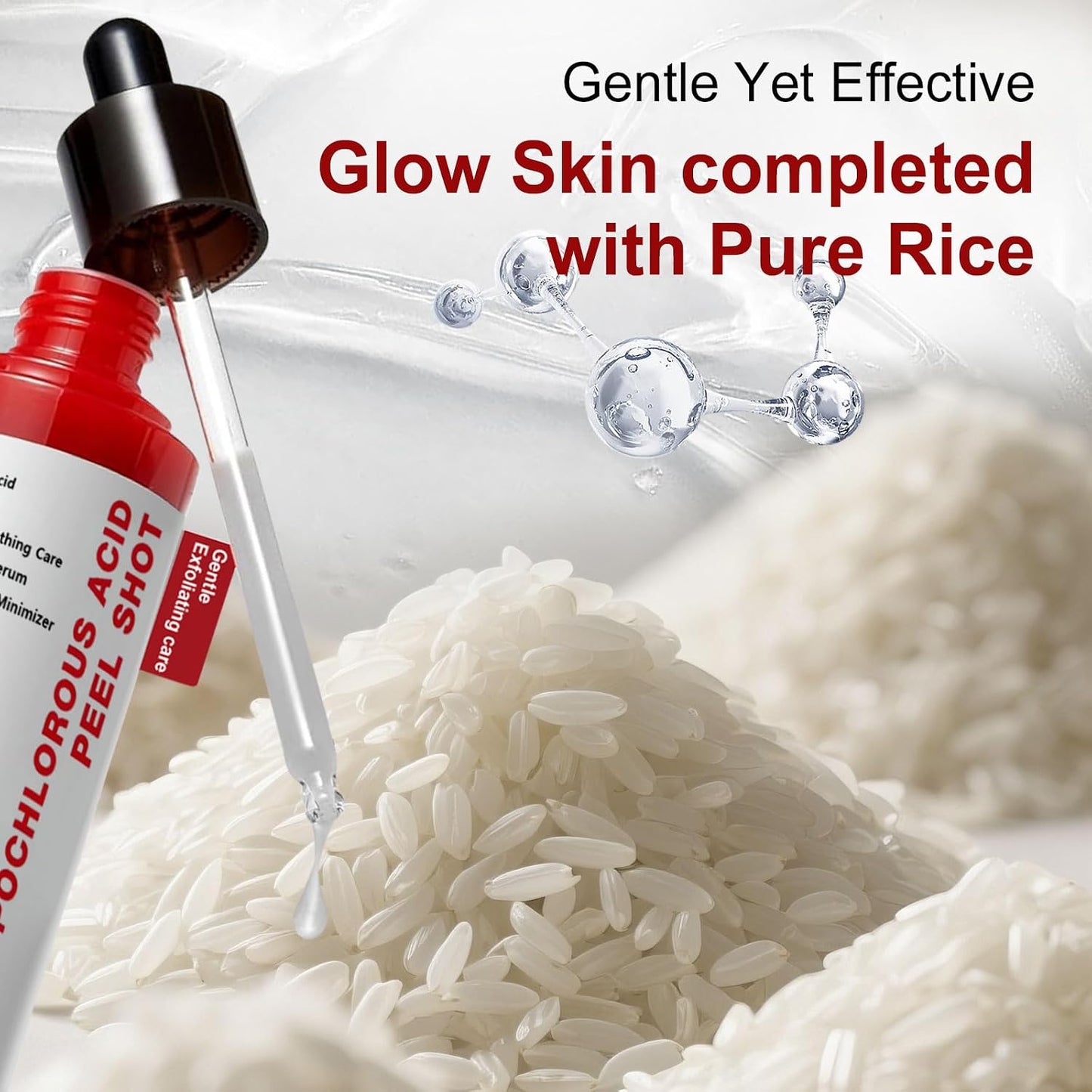 Medicube Gentle Exfoliating Serum with Hypochlorous Acid & Rice Extract - Daily Peel Solution for Smooth & Radiant Skin