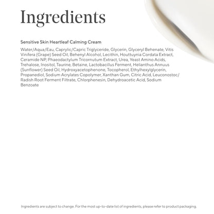 Murad Heartleaf Calming Cream – Gentle Moisturizer with Heartleaf for Irritated, Sensitive or Eczema-Prone Skin to Stabilize, Soothe, and Soften All Day