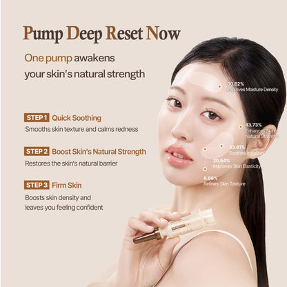 HEVEBLUE Salmon Caring Centella New Pair PDRN Booster 100,000 Shot Essence (1ea) - Salmon PDRN, Restore and Rejuvenate, Refine Skin Texture, Low Irritation, Korean Skincare, K-Beauty