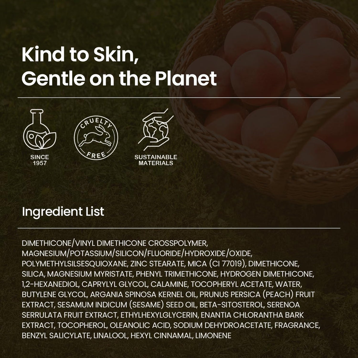 SKINFOOD Peach Cotton Pore Blur Pact - Sebum Control Pack with Silky Texture - Long Lasting Makeup Fixing - Pore Primer with Mineral Powder for Oily Skin - Stocking Stuffers - Pore Quick Minimizer
