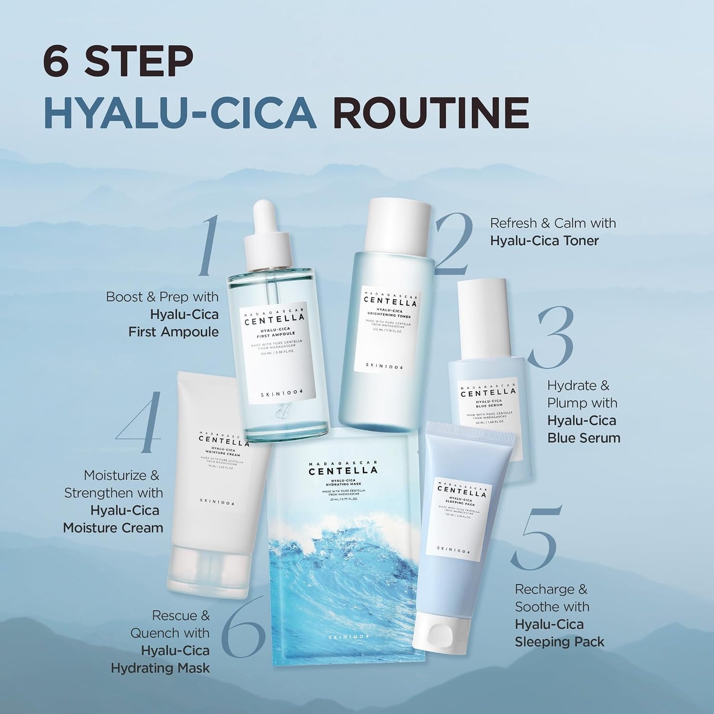 SKIN1004 Hyalu-Cica Hydrating Mask (1 mask)