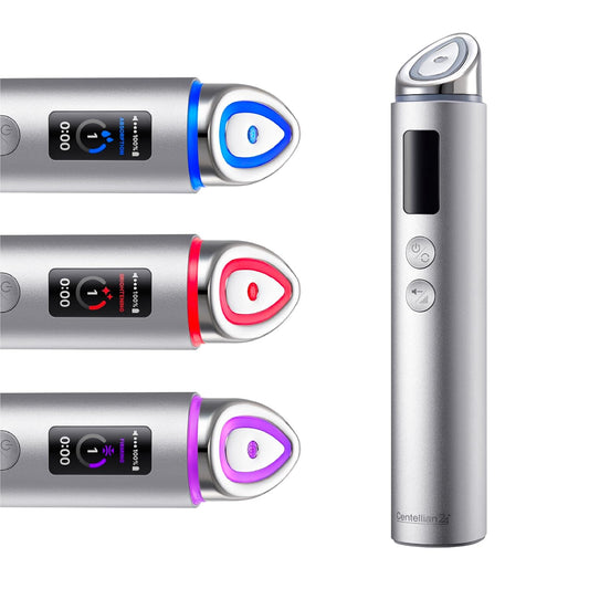CENTELLIAN24 Madeca Prime Max Silver, Facial Beauty Device for Firming, Brightening & Hydration, 6 Energy Technologies to Improve Skin Tone, Enhance Skincare Absorption, At-Home Skin Care Tool