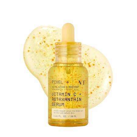 VT COSMETICS Vitamin C Astaxanthin Serum, Lightweight Glow Facial Serum for Radiant-Looking Skin, Even Skin Tone with Vitamin C, Astaxanthin, Niacinamide