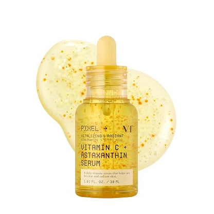 VT COSMETICS Vitamin C Astaxanthin Serum, Lightweight Glow Facial Serum for Radiant-Looking Skin, Even Skin Tone with Vitamin C, Astaxanthin, Niacinamide