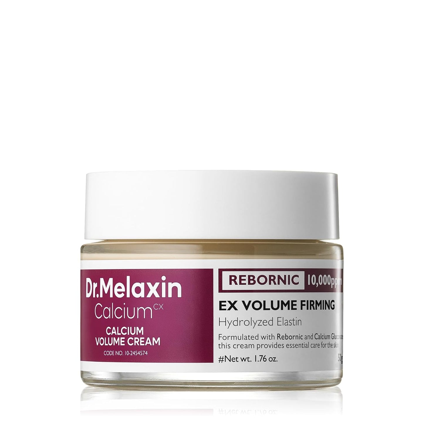 Dr.Melaxin Calcium Intense Firming Cream with Collagen & Elastin, Lifting & Volumizing Face Cream for Sagging Skin, Niacinamide for Plumping Care