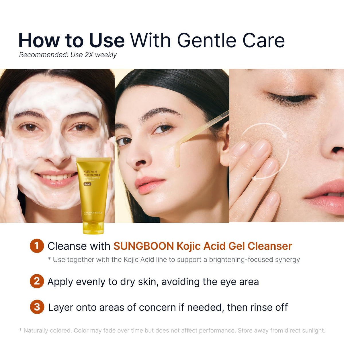 SUNGBOON EDITOR Kojic Acid Peel Shot Serum, Dark Spot Care
