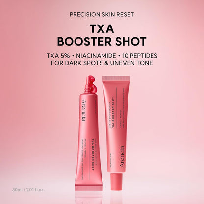 Arencia TXA Booster Shot Serum with 5% Tranexamic Acid & Peptides, Skin Tone Balancing & Hydration Support, Lightweight Daily Skincare