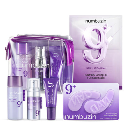 numbuzin No.9 NAD+ Peptides Essentials Travel Kit, Mini Size Essentials