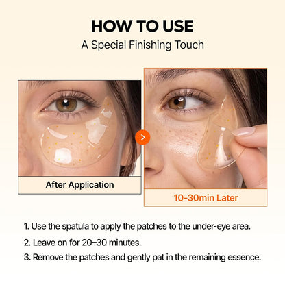 Dr.Melaxin TX Kojic Acid Retinal Eye Patch for Dark Circles and Puffiness, Radiance Capsule-Infused Anti-Aging Eye Mask for Wrinkles, K-Beauty Skincare